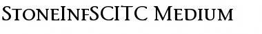 StoneInfSCITC Medium Font