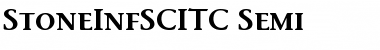 StoneInfSCITC Regular Font