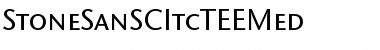 StoneSanSCItcTEEMed Regular Font