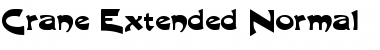 Download CraneExtended Font