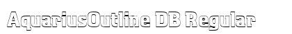 AquariusOutline DB Regular preview