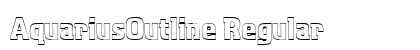 AquariusOutline Regular preview