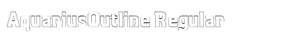 AquariusOutline Regular preview