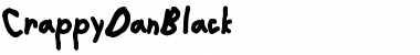 Download CrappyDanBlack Font