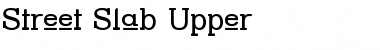 Street Slab Upper Regular Font