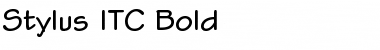 Stylus ITC Bold Font