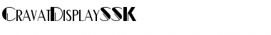 CravatDisplaySSK Regular Font