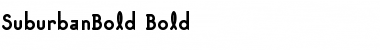 SuburbanBold Bold Font