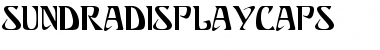 SundraDisplayCaps Regular Font