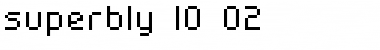 superbly_10_02 Regular Font