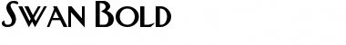 Swan Bold Font