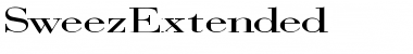 SweezExtended Regular Font