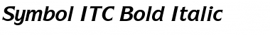 Symbol ITC Bold Italic Font