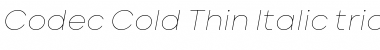 Download Codec Cold Font