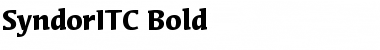 SyndorITC Bold Font