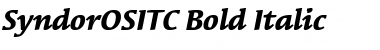 Download SyndorOSITC Font