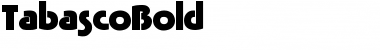 TabascoBold Regular Font