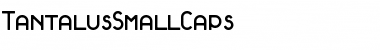 TantalusSmallCaps Regular Font