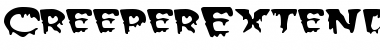 CreeperExtended Regular Font