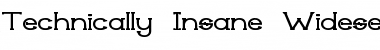 Technically Insane Widesemibold Regular Font