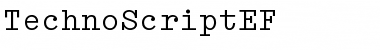 TechnoScriptEF Regular Font