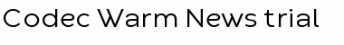 Download Codec Warm Trial Font