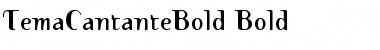 Download TemaCantanteBold Font