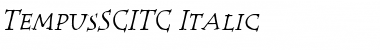 TempusSCITC BoldItalic Font