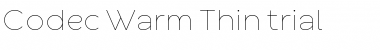 Download Codec Warm Trial Font