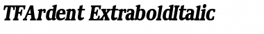 TFArdent Extrabold Font