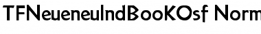 Download TFNeueneulndBooKOsf Font