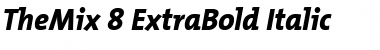 TheMix ExtraBold Italic Font