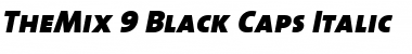 TheMix Black Italic Font