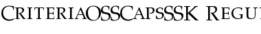 Download CriteriaOSSCapsSSK Font