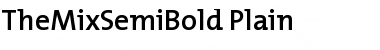 Download TheMixSemiBold-Plain Font