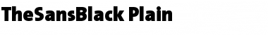 TheSansBlack-Plain Regular Font