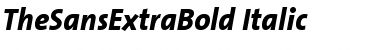 Download TheSansExtraBold-Italic Font