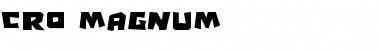 Cro-Magnum Regular Font