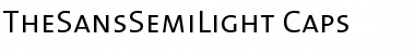 Download TheSansSemiLight-Caps Font