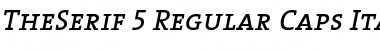 TheSerif Regular Italic Font