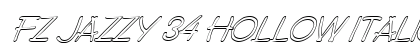 FZ JAZZY 34 HOLLOW ITALIC Normal preview