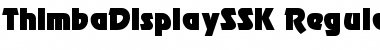 ThimbaDisplaySSK Regular Font