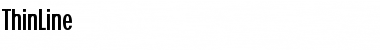 Download ThinLine Font Download ThinLine Font