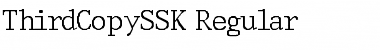 Download ThirdCopySSK Font