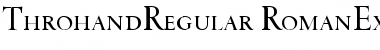 ThrohandRegular Regular Font