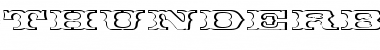 ThunderbirdDRegRe1 Regular Font