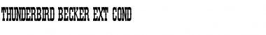 Download Thunderbird Becker Ext Cond Font