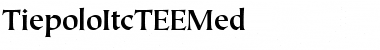 Download TiepoloItcTEEMed Font