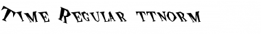 Time Regular Font