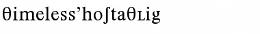 TimelessPhoStaTLig Regular Font